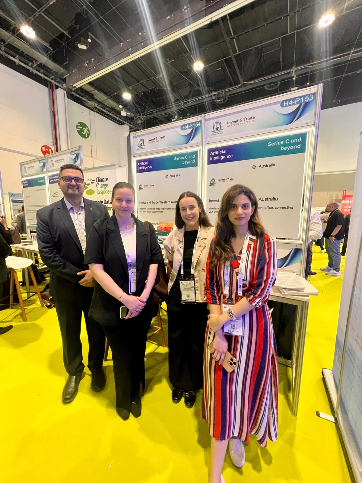 Dalfin AI colleagues at Ai Everything Abu Dhabi 2026.