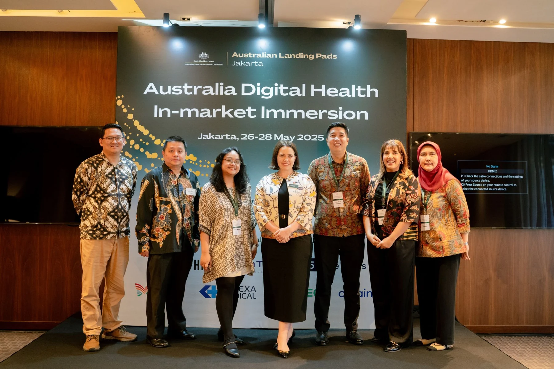 Australian Digital Health Landing Pad participants in Jakarta.