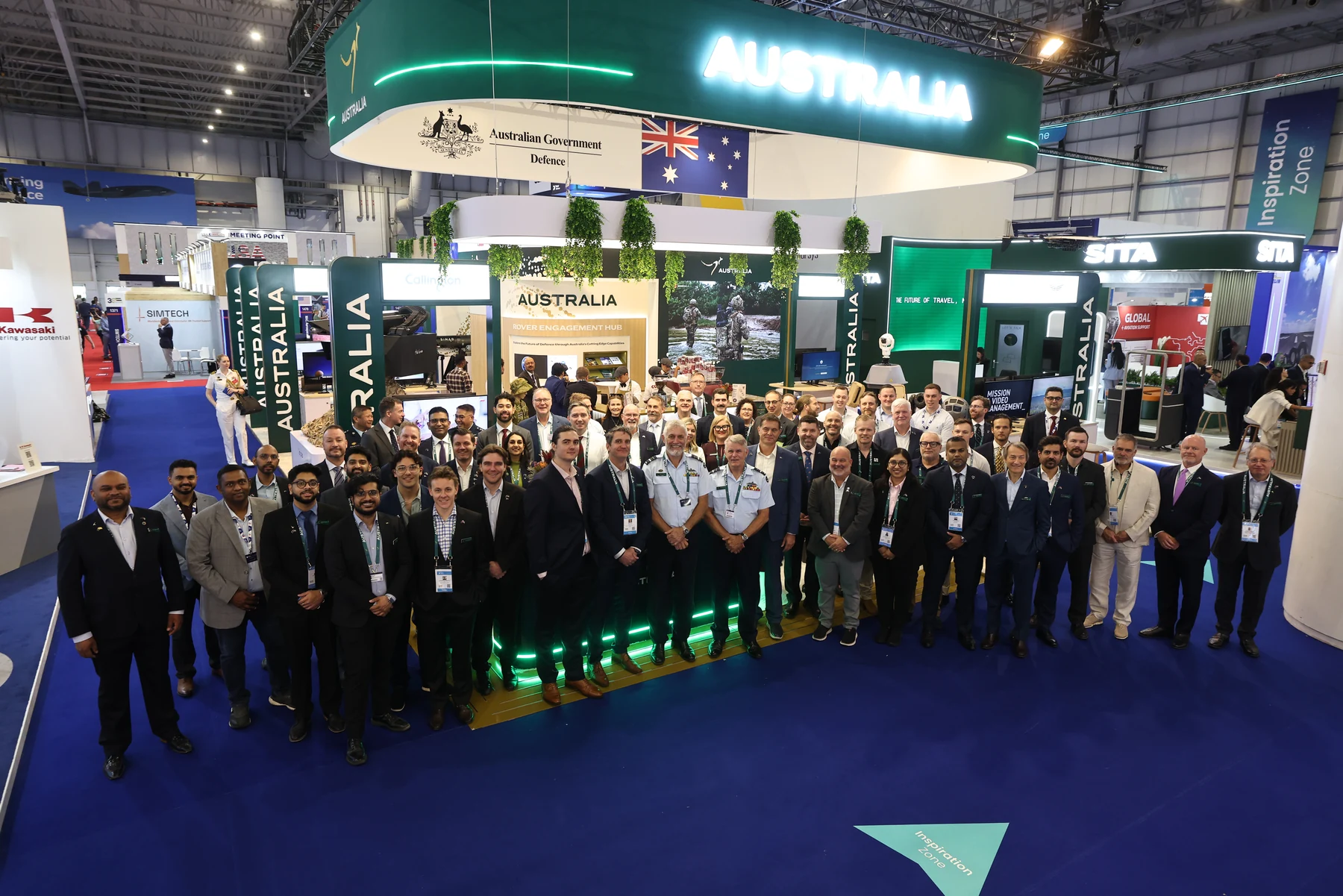 Australian delegation participants at Dubai Airshow 2025.